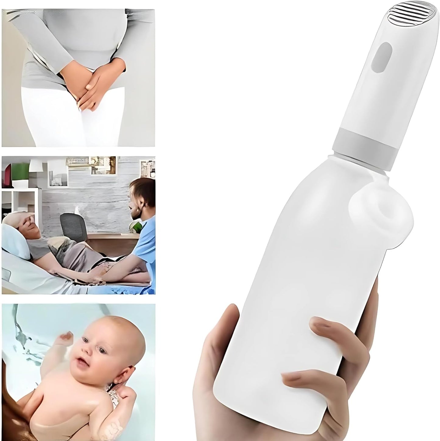 BuzyBe Portable Bidet for Travel | شطاف المسافر USB Rechargeable Electric Shattaf | Handheld High-Pressure Bidet Sprayer for Toilet, Camping Essentials, شطاف السفر Personal Hygiene for Traveling