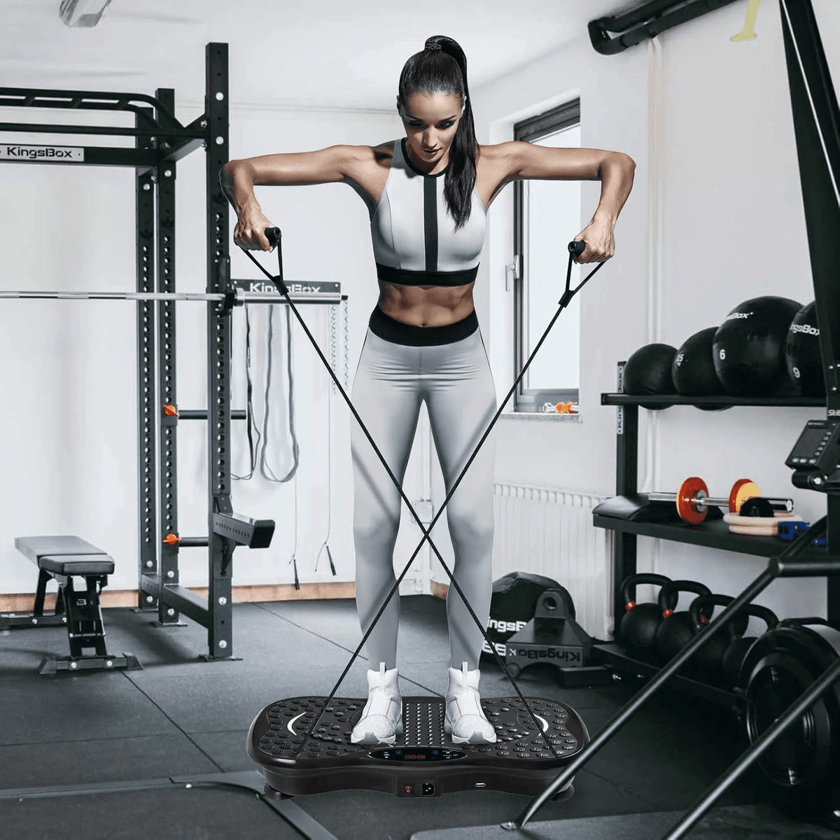 Weight Loss Vibration Machine with bluetooth buzybe