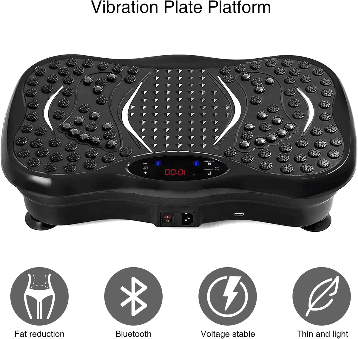 Weight Loss Vibration Machine with bluetooth buzybe