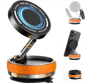 buzybe 360° Magnetic Car Phone Holder | Universal Dashboard & Air Vent Mount for Smartphones BuzyBe