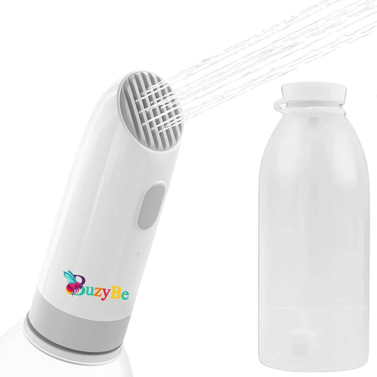 BuzyBe Portable Bidet for Travel | شطاف المسافر USB Rechargeable Electric Shattaf | Handheld High-Pressure Bidet Sprayer for Toilet, Camping Essentials, شطاف السفر Personal Hygiene for Traveling