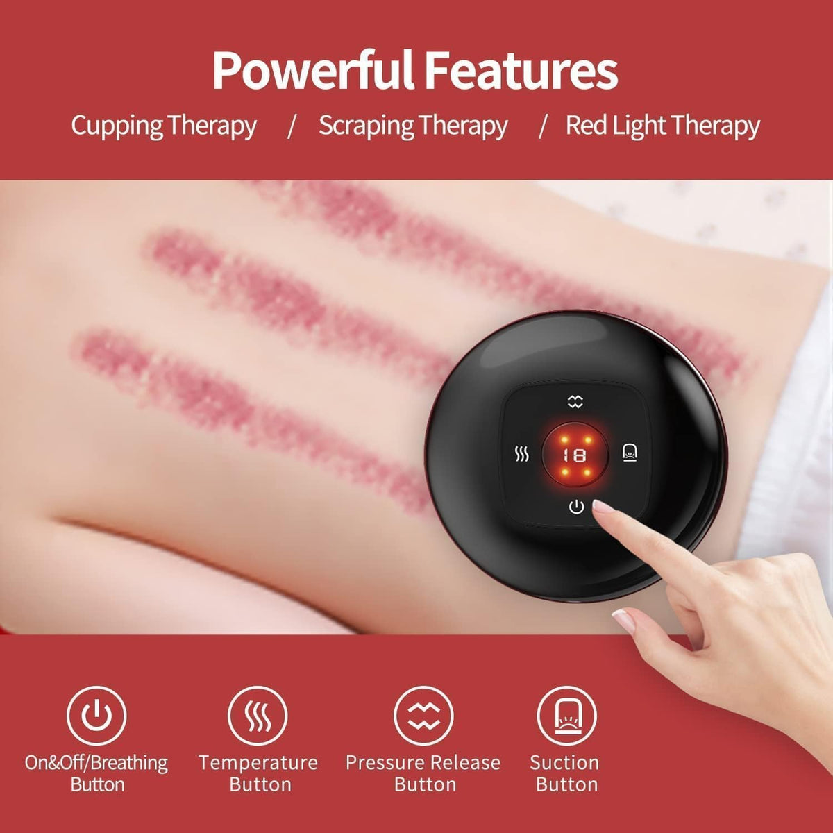 Revomadic REVO The Original 4-in-1 Smart Cupping Therapy buzybe