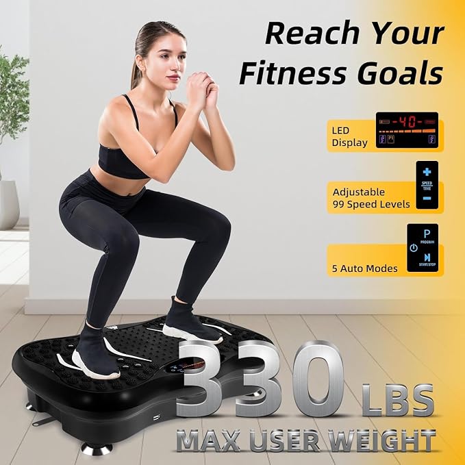 Weight Loss Vibration Machine with bluetooth buzybe