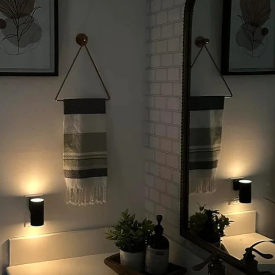 BuzyBe Luno™ Premium LED Night Light | Rechargeable Touch Lamp with Warm & Soft Glow BuzyBe