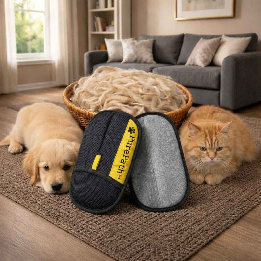 Buzybe Pet Hair Remover – Reusable Lint & Fur Cleaning Tool for Furniture, Clothes & Car BuzyBe