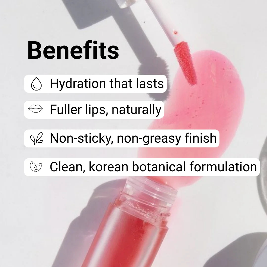 Buzybe Lip Plumping Gloss & Lip Glow Oil – Hydrating High-Shine Lip Care Duo BuzyBe
