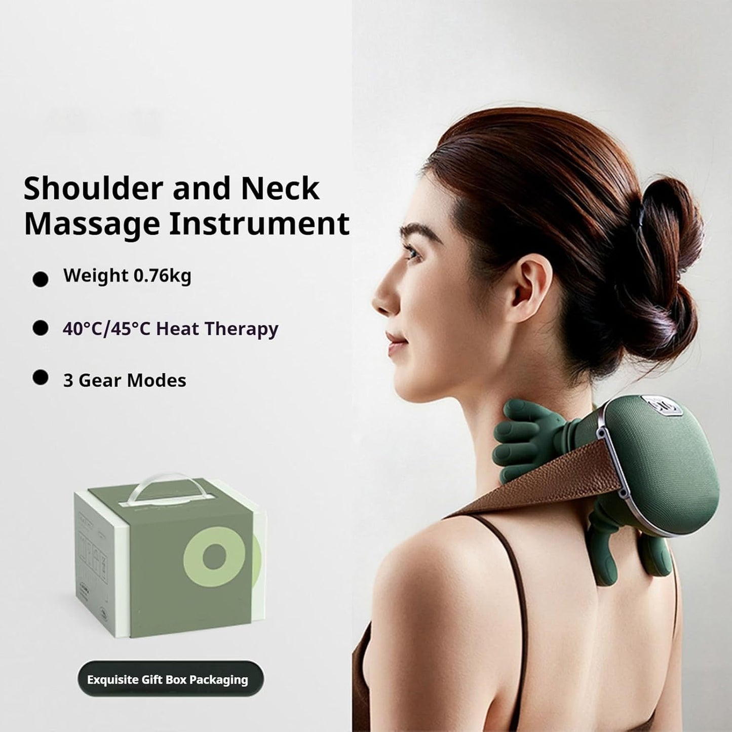 BuzyBe Neck Massager, Hand Shoulder and Neck Massager For Easy Relax