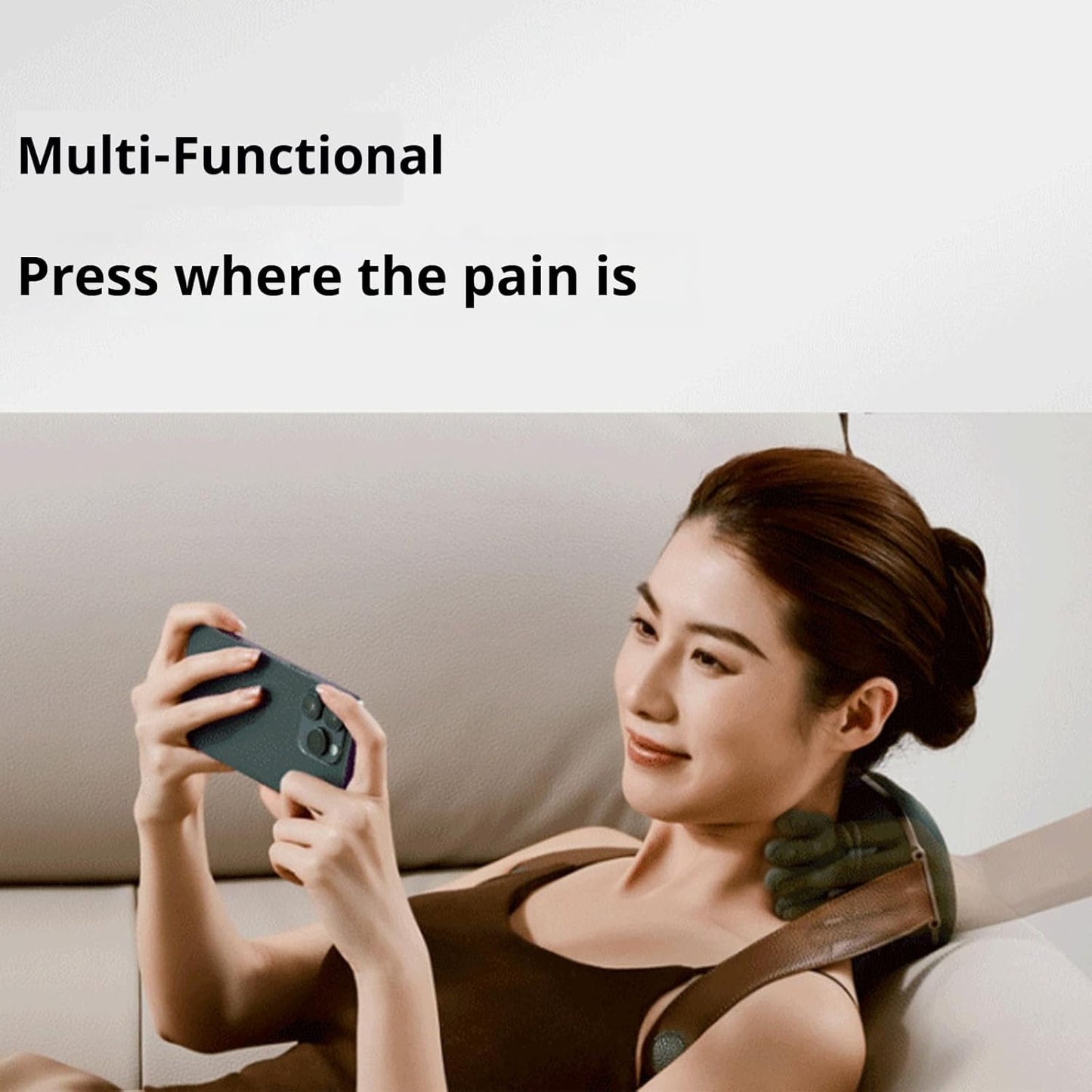 BuzyBe Neck Massager, Hand Shoulder and Neck Massager For Easy Relax