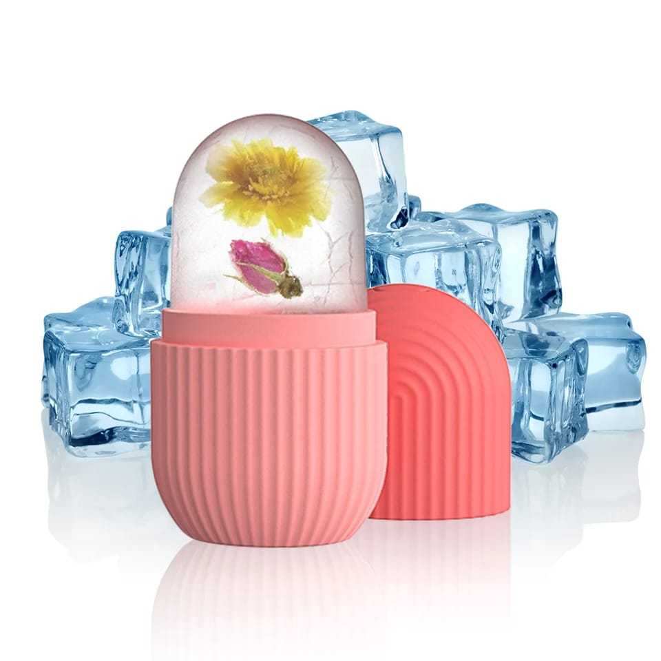 Buzybe Ice Face Roller – Reusable Cooling Facial Massage Roller for Glowing Skin BuzyBe