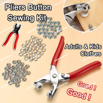 Buzybe  Metal Snap Button Tool Kit – Professional Press Stud Fastener Setting Tool BuzyBe