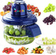 BuzyBe Automatic Garlic Peeling Machine – USB Rechargeable Electric Grape & Cherry Tomato Peeler for Easy Kitchen Use
