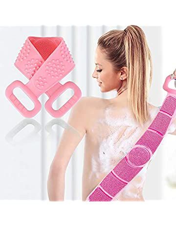 Buzybe Silicone Bath Body Scrubber – Soft Silicone Shower Exfoliating Body Brush BuzyBe