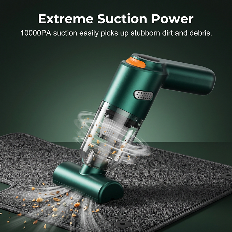 Buzybe High-Power Cordless Vacuum Cleaner Kit for Car | Portable Rechargeable Handheld Auto Vacuum buzybe