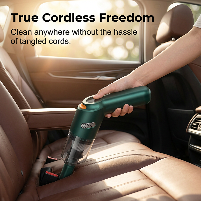 Buzybe High-Power Cordless Vacuum Cleaner Kit for Car | Portable Rechargeable Handheld Auto Vacuum buzybe