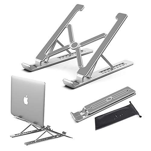 BUZYBE Foldable & Adjustable Laptop Stand – Portable Ergonomic Laptop Holder buzybe